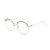 Import fashion metal round glasses frame eyeglasses unisex retro circle eyewear frame women men from China