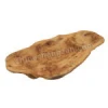 Fast Food Dish Hand Carved Wooden Root Large Compartment Platter