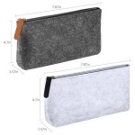 FeltStudents Portable Pen Bag Case Pouch for Pencils, Highlighters, Gel Pen, Markers, Eraser and Other School Supplies