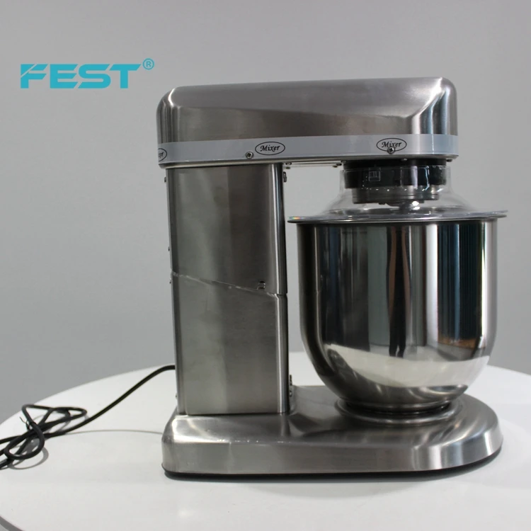 FEST CE 5/7/10 Liters Food Processor Stainless Steel Bakery Electric Stand Food Mixers 220V/110V