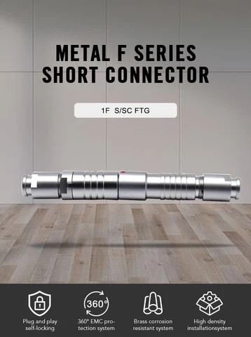 Buy Fischer Connector 1f 1 Pin Male Female Plug And Free Socket Coaxial ...