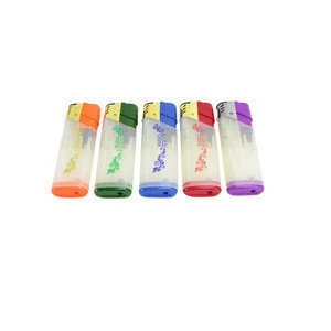 FL-110-2T DISPOSABLE AND HALF-TRANSPARENT WINDPROOF LIGHTER