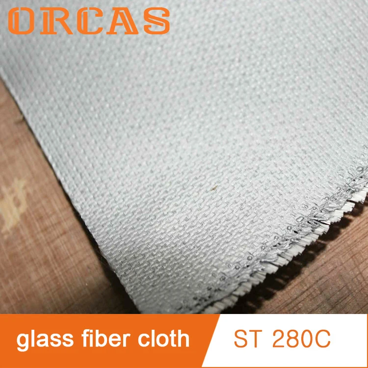 Flame retardant fabric silicone rubber coated glass fiber cloth