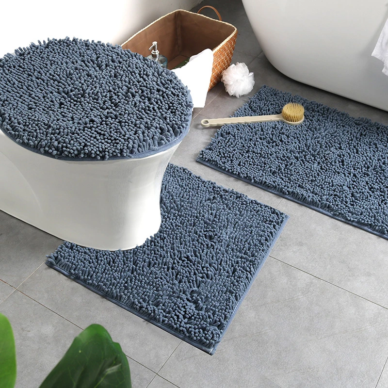 Floor mat absorbent carpet non-slip bathroom mat non-slip floor mat plush bathroom carpet