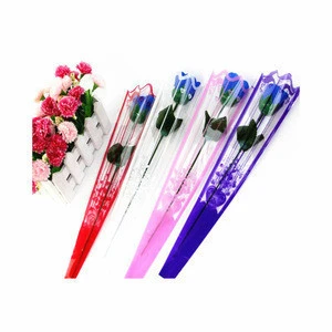 Flower Bouquet wrap  Clear Cellophane Wrapping  Bags Plastic  Floral Sleeves Bag
