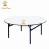folding table banquet round table hotel restaurant dining table