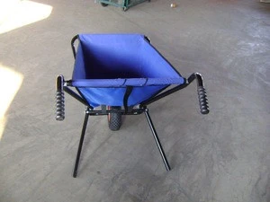 Folding wheelbarrow 600D fabric tray WB0400