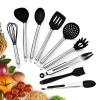 Food-Grade Eco-Friendly Silicone Cooking Tools 8 Pcs Non Stick Kitchen Gadgets Cookware Set
