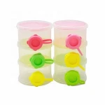 Food grade infant portable milk powder box baby Snack Storage Container