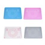 Food grade kneading dough pad rolling pin mat silicone baking anti-slip mat