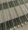 Food industry stainless steel mesh conveyor belt with chain
