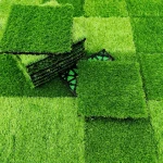 Football Grass 40mm 50mm Mini Football Field Artificial Grass Synthetic Fiber Turf Artificial Grass and Sports Flooring
