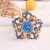 Import For Women Antique Charm Fashion Resin Rose Flower Brooch Pin Birthday Gift Rhinestone Wedding Bridal Flower Brooch from China