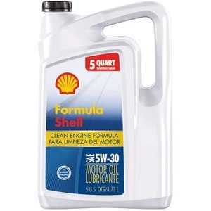 Formula Shell  Motor Oil Conventional 5W-30 - 5 Quarts( 4.73 Liters)   (Pack Of 3)