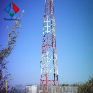 Four Leg and Triangular Radio Triangle Telecom Tower