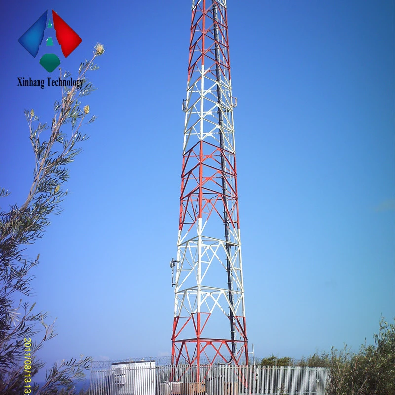 Four Leg and Triangular Radio Triangle Telecom Tower