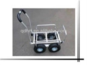 four wheels steel Trailers /garden cart/hand tools