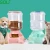 Import Free Outdoor Travel Automatic Cat Feeder Gravity Pet Food Feeder and Water Dispensers for Dogs and Cats from China