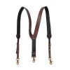 FREE SAMPLE FACTORY PRICE New Fashion Mens suspenders with casual suspenders spaghetti strap leather
