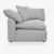 Import French classic sofa 3 seat sofa solid wood legs living room sofa from China