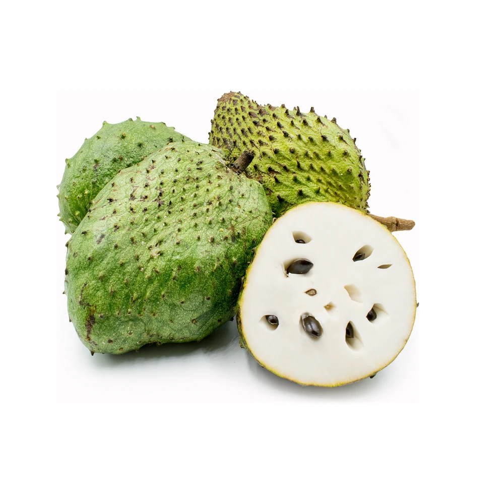 Frozen Soursop Fruit With Sweet Sour Taste Of Custard 18 Degrees Cold Storage For Making Juice