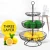 Import Fruit Basket Holder, 3-Tier Hollowed Out Metal Iron Fruit Bowl Vegetables Basket Stand for Kitchen Storage & Table Centerpieces from China