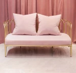 fujian modern style metal simple 3 seater living room furniture u shape sofas design