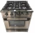 Import Full stainless steel free standing gas RANGE with auto ignition from China