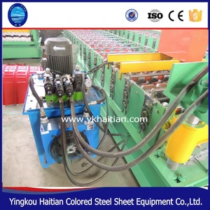 Fully automatic manual small Cheap metal corrugated sheet roof tile making machine price