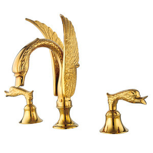 G157 Higher cost performance gold bathroom shower antique shower faucet set rain shower set faucet gold
