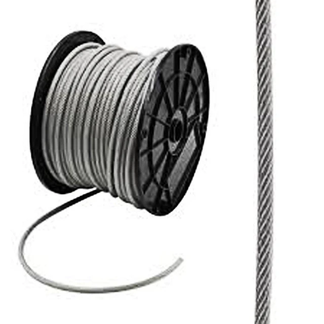 Galvanzied wire cable 7*7 stainless steel wire zinc coated steel wire rope