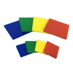 GD-48pcs Soft Square Fraction geometric shape mathematics teaching aids plastic stem educational toys