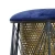 Import Geometric 3D Graph Contemporary Wire Design Velvet Fabric Ottoman Seat Modern Metal Storage Chair Stool from China