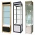 Import Gift shop stand corner glass display cabinet display glass cabinet from China