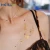 Import Gold foil flower sexy tattoo body sticker design temporary for Carnival makeup from China