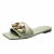Import Gold Metal Chain Ornament Fancy Design Solid Slippers Flat With Outside Beach Shoes Ladys Summer Casual Shoes Sandals Slides from China