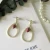 Import Gold Plated Flower Dry Flower Earrings Rose Earrings Handmade jewelry Pearl Drop Rose Earrings for women from China