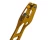 Import golden color magnalium alloys bow handle plug-in type recurve bow riser with length 25 inch from China