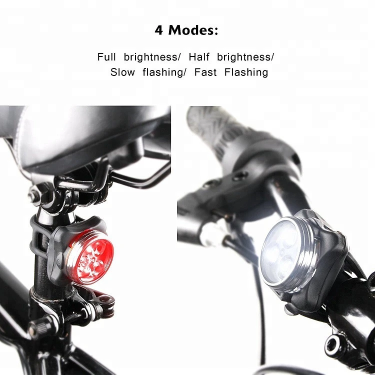 Goldmore Ultra Bright USB RechaGoldmore 4 Modes high brightness USB rechargeable Bike Front Handlebar LED Bicycle Light