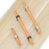 Good Manufacturer Supplier Furniture T Bar Wardrobe Pull Timber Kitchen Cabinet Handle Wooden Drawer Handles