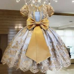 Gorgeous Christening Wedding Baby Princess dress for Girls Clothes Girl Dresses Kids Clothing Pageant Ball Party Girl Dress