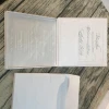 Gorgeous Hardcover Boxed Invitation With Clear Acrylic Wedding Invitation Card