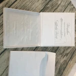 Gorgeous Hardcover Boxed Invitation With Clear Acrylic Wedding Invitation Card