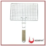 Grill Basket BBQ Accessory for Fish Meat Vegetable mini wire mesh net