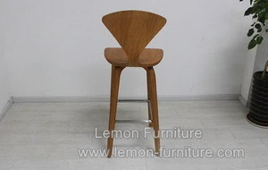 Guangzhou furniture market wholesale norman cherner wood bar stool