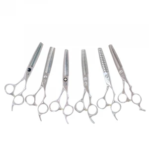 Hair Scissors 6 6.5" JP Steel Hair Cutting Scissors Thinning Shears Hairdressing Scissors Black Screw