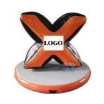 Half X shape paintball inflatable bunkers, outdoor inflatable paintball game air bunker