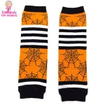 Halloween Baby & Toddler Leg Warmers For Girls And Boys Stripes Ruffled Leg Warmer