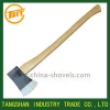 Hand outdoor tool wooden handle broad felling russian axe