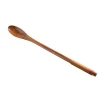 Handcrafted Natural Wooden Long Handle Coffee Tea bamboo Spoon